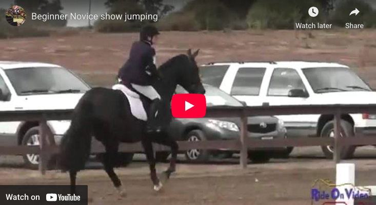 Video # 31: This is Nanna and her 6 year old mare in the show jumping!